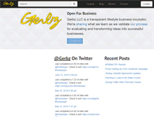 Tablet Screenshot of gerbz.com